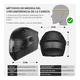 thumbnail image 5 of Casco Abatibles Motos Motocicleta Anti Niebla Espejo Doble Negro, 5 of 5