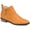 Mustard, variant on Womens Ellis Inside Zip Stacked Heel Booties