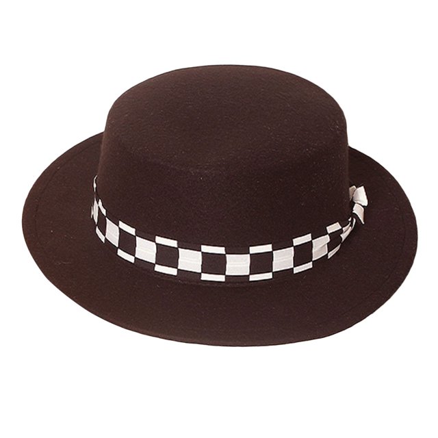 Txlixc Fedora para niños con correas a cuadros Txlixc moda