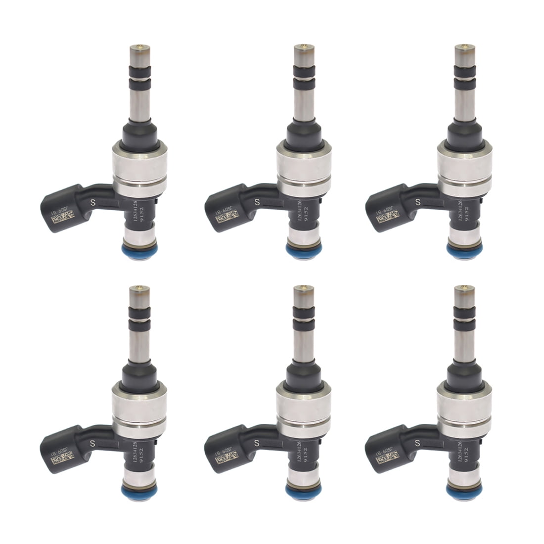AiBaoQi 6pcs Fuel Injector Nozzle 12634126 FJ1157 for BUICK ENCLAVE ...