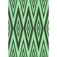 thumbnail image 1 of Ahgly Company Machine Washable Indoor Rectangle Transitional Medium Forest Green Area Rugs, 2' x 3', 1 of 7