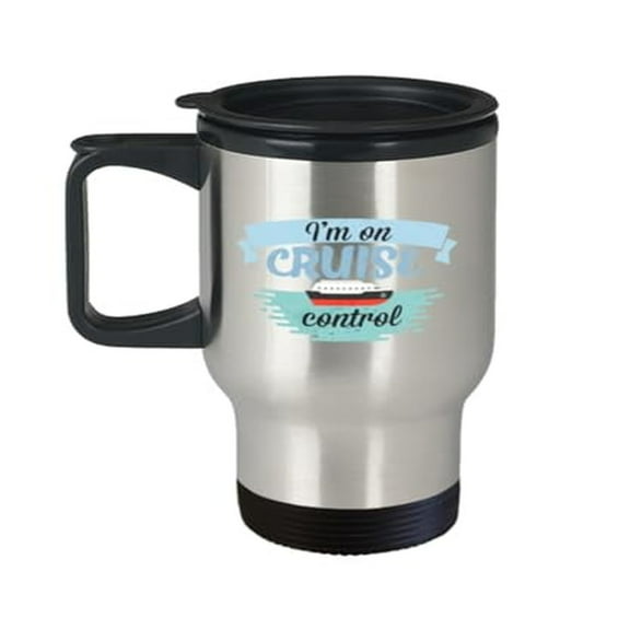Cruise Control Travel Mug - 14oz Ocean-Themed Gift for Adventurers