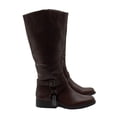 thumbnail image 2 of Style & Co. Womens Marliee Wide Calf Faux Leather Motorcycle Boots, 2 of 7