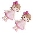 thumbnail image 3 of 2pcs Lovely Little Girl Figurine Little Girl Statue Girl Figurine Ornament, 3 of 4