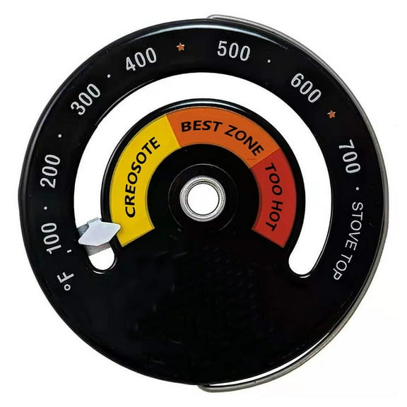 Stove Heat Powered Temperature Gauge for Log Burning Stove for Burner Fan