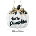 thumbnail image 3 of Pumpkin Door Plate Cartoon Door Hanger Sign for Home Decoration (White), 3 of 8