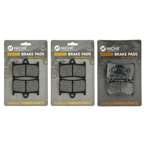 Niche Complete Semi-Metallic Brake Pad Set for Yamaha Road Star Motorcycle MK1002588