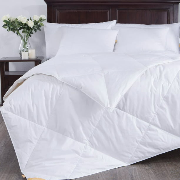 Puredown Lightweight White Goose Down Blend Comforter Duvet Insert