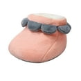 thumbnail image 4 of Calentador de pies con calefacción eléctrica, bota calentadora de pies, zapato cómodo calentador de pies, zapato cálido de invierno para apartamento , Rosa Sunnimix Funda para calentador de pies., 4 of 8