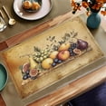 thumbnail image 5 of 6Pcs Fresh Fruit Farmhouse Placemats 11.8x17.7 Inch Vintage Fruit Harvest Table Mats for Party Dining Decoration Colorful Washable Wipeable Place Mat Cloth for Home Kitchen Dining Table, 5 of 9