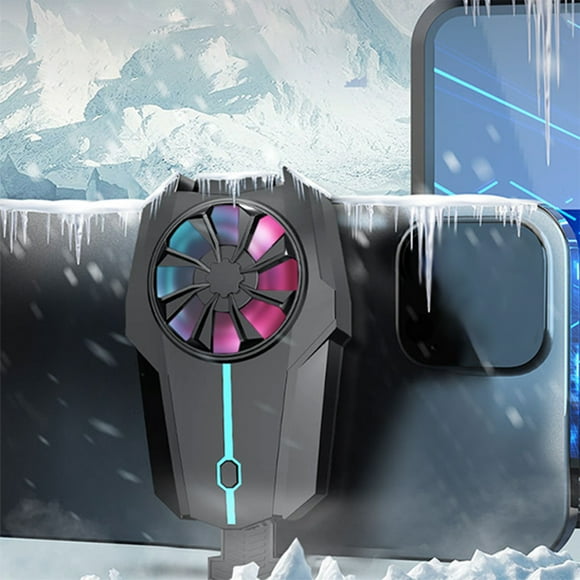 tumgatte Phone Cooler Semiconductor Radiator Keep Phone Cool And Fast,Phone Fan For Gaming,Noiseless Portable Phone Cooler Case With RGB Light Up to 60% off