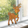 thumbnail image 3 of 89Bloom Personalized Reindeer Ornament, Custom Reindeer craft stained glass, Suncatcher Craft Stained Glass, 3 of 8