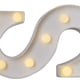 thumbnail image 2 of Wosthever Número 3D Visual LED Luz de noche Lámpara de escritorio Fiesta de cumpleaños Regalo para niños Iluminación y accesorios letra s Wosthever LED1555-19B, 2 of 4