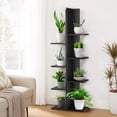 thumbnail image 3 of Topbuy Modern Multi-Layer Bookshelf Floor Standing Bookcase w/Anti-fall device Storage Rack for Home Office Black, 3 of 10