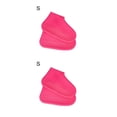 thumbnail image 4 of Naiovety Cubierta de zapatos Protector de zapatos impermeable de silicona Cubrezapatos antideslizantes resistentes al desgaste, rosa, S Rosado S 2piezas, 4 of 6
