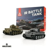 World of Tanks 1/30 RC Tiger I vs T-34/85 IR Battle Tank Ready to Run