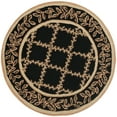thumbnail image 5 of SAFAVIEH Chelsea Alecia Geometric Borders Wool Area Rug, Black/Gold, 2'6" x 4', 5 of 10