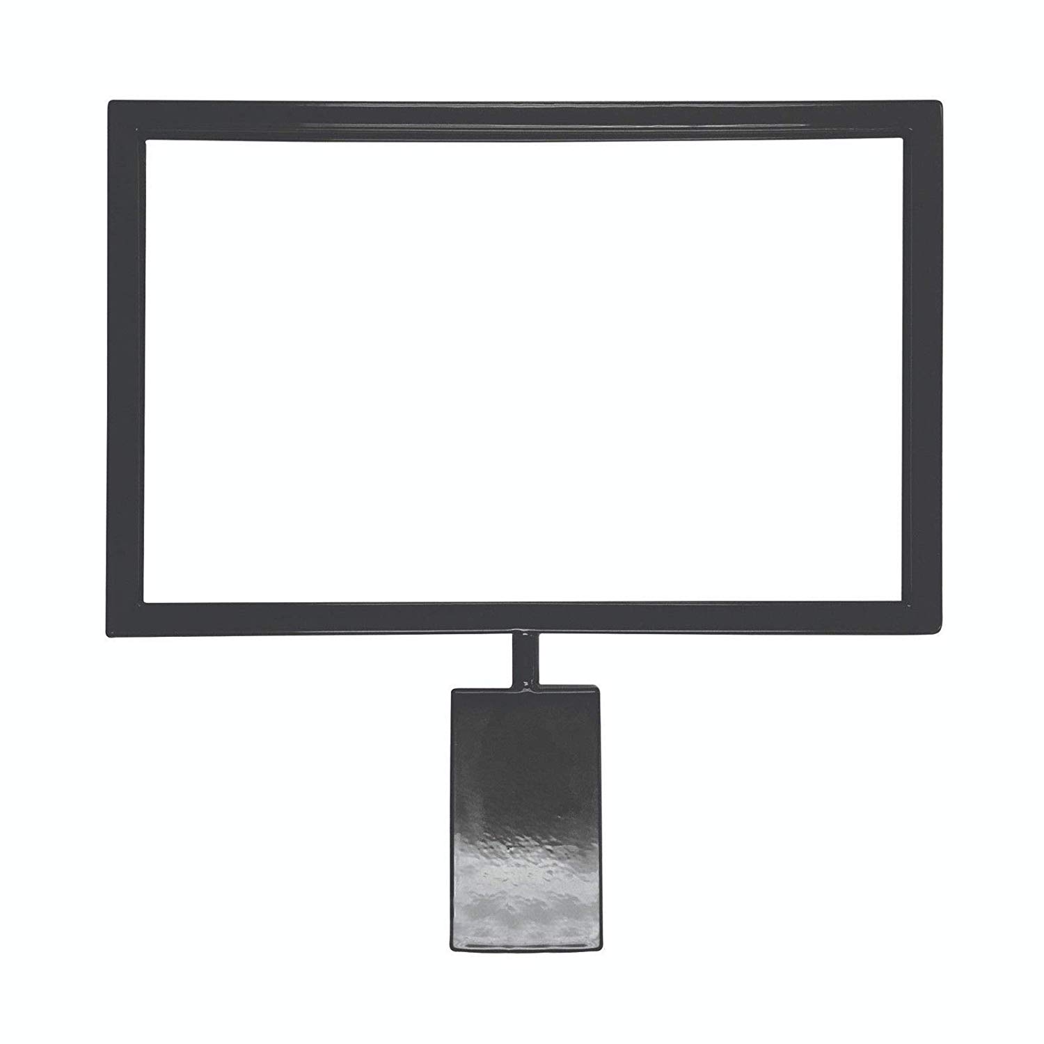 Gridwall Sign Holder, 7" x 11" Card Holder for & Grid Panels, Black, 10