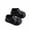 Black#104, variant on LIIPEE Girls Boys Sandals Solid Color Closed Toe Non- Soft Sole Prewalker First Walking Shoes Toddler Stylish Daily Sandal,Beige,15-18 Months