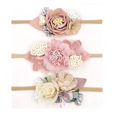thumbnail image 4 of Diadema de tela europea y americana, tocado de flores, accesorios para el cabello con costura para niños, conjunto de seda de rábano rosa, combinación de flores para la cabeza dulce, 4 of 4