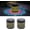 2Pcs Colorful, variant on Solar Mandala Projector Light, SolarMandala Wall Lights Outdoor, Seven-Color Changing Solar Mandala Projection Wall Light, for Garden Post Patio Backyard Yard Decor (1Pcs Warm)