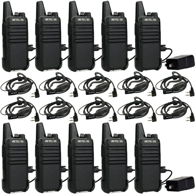 Radios bidireccionales Retevis RT22 recargables de largo alcance
