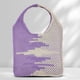 thumbnail image 1 of Bolso tote de ganchillo para mujer Bolsos de hombro de punto hueco Bolsos de compras lindos (púrpura) Sywqhk Para Estrenar, 1 of 3