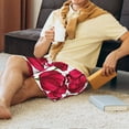thumbnail image 3 of Wukai Tulips Flowers Men’s Short Pajama Pants With Pockets Soft Sleep Pj Shorts for Men-3X-Large, 3 of 6
