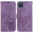 thumbnail image 2 of Compatible with Samsung Galaxy A22 4G Embossed Cute Tiger Flip Folio Wallet Case Card Pocket Holder Cover, 2 of 5