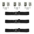 thumbnail image 1 of AMC Gremlin 1970-1979 Ceinture de Sécurité Standard 2 Points Noire avec Support - 3 Ceintures, 1 of 1
