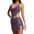 thumbnail image 4 of SAYOO Chaleco de cintura brillante para mujer SAYOO  moda, 4 of 7