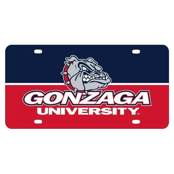 R & R Imports LP-C-GNZ19 Gonzaga Bulldogs Plaque d'Immatriculation en Métal