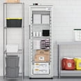 thumbnail image 3 of 24 in. 12 cu. ft. Commercial Auto Defrost Glass Door Reach-In Freezer in White (KM-RIF-1GD12C-A), 3 of 12