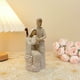 thumbnail image 5 of Familia Religiosa Figurina Ornamento Navideño, Figurina de Acción Christmashome decoración de Navidad, Marco de metal duradero, Base de madera, para dormitorio, Adorno de estatuilla familiar, 5 of 9