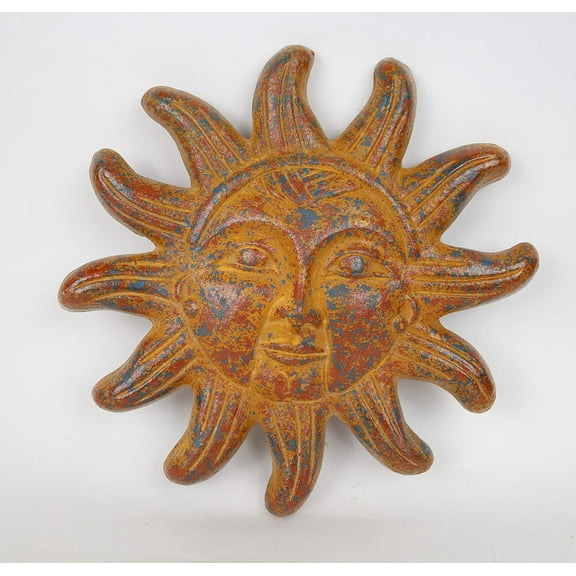 Garden Clay Sun-12 Inch-Outdoor-Patio