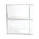thumbnail image 3 of 2 cajas de plástico apilables para guardar dispositivos electrónicos y cosméticos., 3 of 5