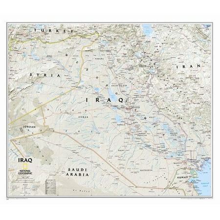 National Geographic Maps Iraq Classic Wall Map