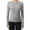 Gray, variant on Fashion Womens Tops 2026 Plus Size Shirts Long-sleeved Running Sportswear And Breathable Seamless Yoga Wear