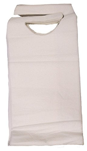 100 PACK OF DISPOSABLE ADULT BIBS WITH CRUMB CATCHER FREE SHIPPING