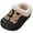 1Black, variant on Kids Winter Slippers Cute Cartoon Furry Lined Clogs Waterproof Nonslip Boys Girls Garden Shoes Lightweight Slip on Slides Shoes Black 11 Little Kid