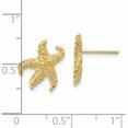 thumbnail image 2 of 10K Yellow Gold Starfish Earrings (14 X 11) Made In Peru 10e909, 2 of 5