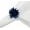 Navy Blue, variant on Fennco Styles Crystal Design Collection Napkin Rings - Set of 4 (Navy Blue)