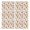 White Highland Cow-2, variant on Gray Highland Cow Layer Pattern Summer Placemats Table Placemats Set Of 4-Linen Kitchen Washable Placemats Table Mats 11.8"x17.7" Non-Slip Heat Resistant