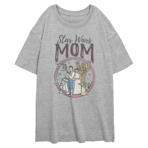 Juniors Star Wars Mom Crew T Shirt