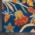 thumbnail image 5 of Nourison Allur Floral Navy Multicolor 4' x 6' Area Rug, (4x6), 5 of 9