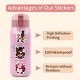 thumbnail image 5 of 60Pcs Hazbin Hotel Stickers Pack, Waterproof Vinyl Stickers for Adults Fans, Cartoon Decals for Water Bottle Laptop Skateboard, DIY Decor Gifts, 5 of 6