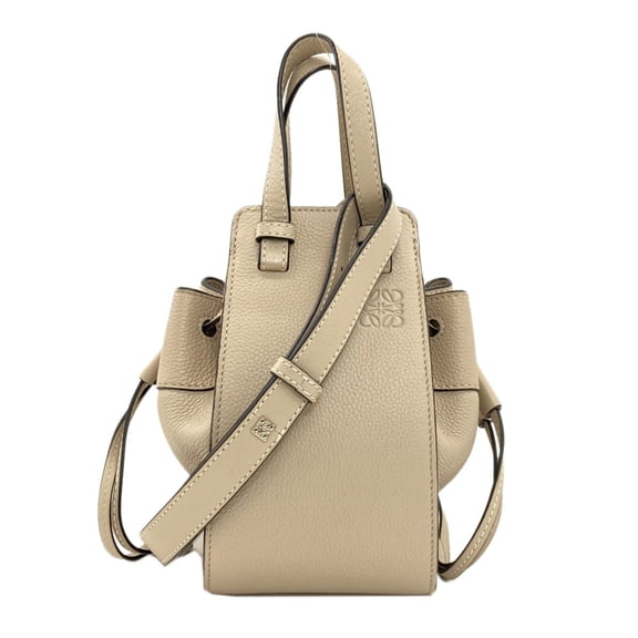 Pre-Owned Loewe Hammock Mini 2-Way Handbag, Calfskin, Women's