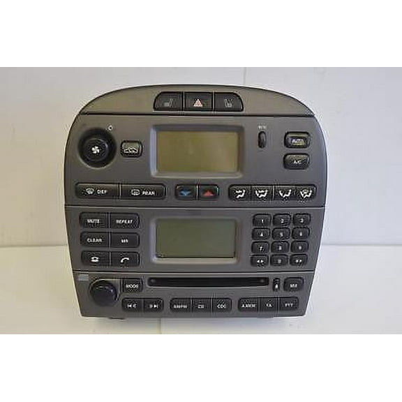 2004-2008 Jaguar X-Type Radio Stereo Cd Player Climate Control 4 X 43-18B876-Ad