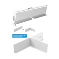 thumbnail image 4 of 2pcs Gutter Valley Splash Guards,rain Gutter Valley Roofing Gutter Guard,diverter Rain Diverter For, 4 of 5