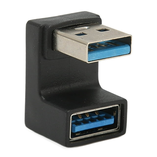 Adaptador USB macho a USB hembra en forma de U, transferencia de datos de alta velocidad de 10Gbps, adaptador USB 3,1 para PC, portátil, cargador USB A